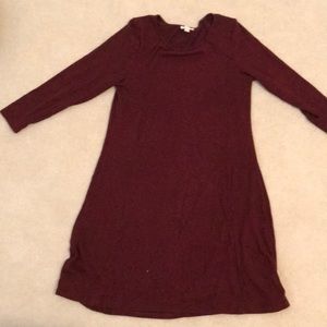 👗Charming Charlie Burgundy Sweater dress👗